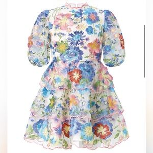 Marlo - Kid's Laura Embroidered Mini Dress